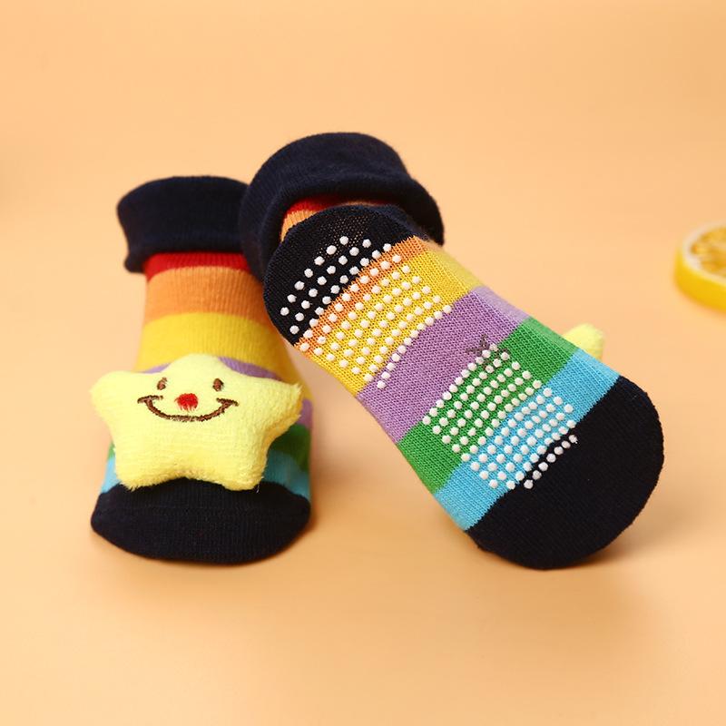 1 Pair Cute Animal Printed Newborn Infant Baby Soft Socks