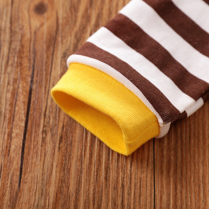 Baby Giraffe Pocket Design Jumpsuit