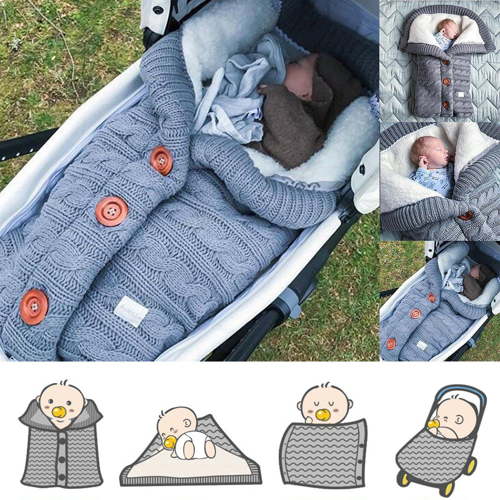 Baby Winter Knitting Sleeping Bag