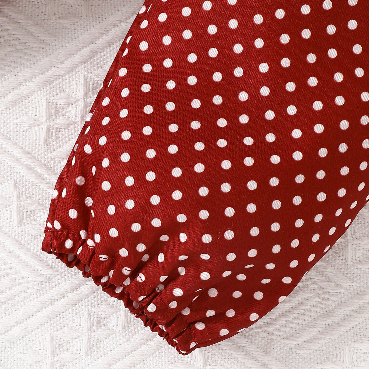 3PCS Polka Dots Printed Long Sleeve Baby Set